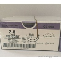 Polysorb 2-0 Violet 135 cm Reverse Cutting 1/2 Circle 37 mm (Obgyn/Episiotomy)