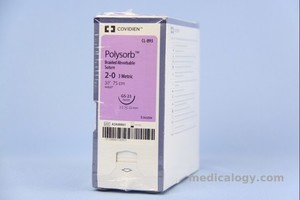 Polysorb 2 - 0 Violet 75 cm Taper Point 1/2 Circle 22 mm (Tonsil/Subkutan)