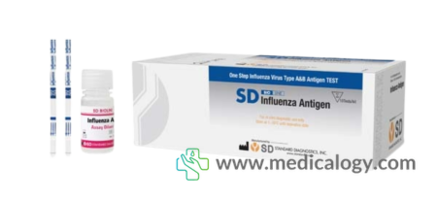 jual Rapid Test SD Influenza Ag St per Box isi 25T SD Diagnostic 