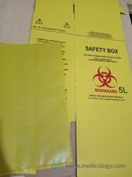 jual Safety Box 5 Liter With Plastic Inner Box Tempat Sampah Medis