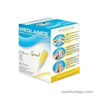 jual Medilance Plus Special 0.8 (Blade)/2.0 mm Lancet Alat Cek Darah