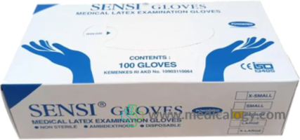 jual Sarung Tangan Sensi Gloves Size M isi 50 pasang