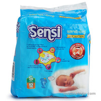 jual Sensi Popok Bayi Cepat Kering Sensi Dry Size S isi 12/pack
