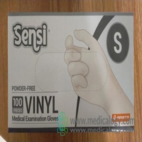 Sensi Sarung Tangan Vinyl Ukuran S Isi 100 Pcs