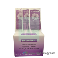 jual Shamrock Sarung Tangan Steril Powder Free size 6.5 per Box isi 50
