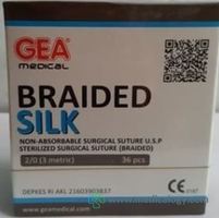 jual Silk 2/0 with Needle GEA