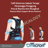 jual TaffOmicron Sabuk Terapi Penyangga Punggung Pria & Wanita Anti Bungkuk Posture Back Support Brace Posture Y112 Size L