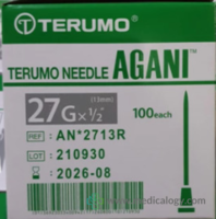 jual Terumo Agani Needle 27G x 13mm Per Box isi 100 pcs