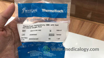jual ThermoTrach Tracheostomy HME with Vent and Swivel Oxygen Port merk Flexicare Ukuran Dewasa 240805002