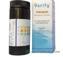 jual Verify Strip Cek Urine 3 Parameter per Botol isi 100 pcs