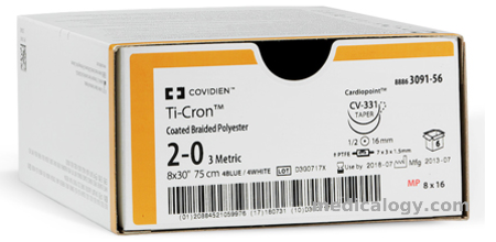 harga Ti-Cron 3x7x1,5 mm Putih Pledget