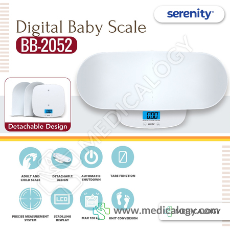 jual Timbangan Digital Ibu dan Anak / Bayi dan Dewasa BB-2052 Serenity