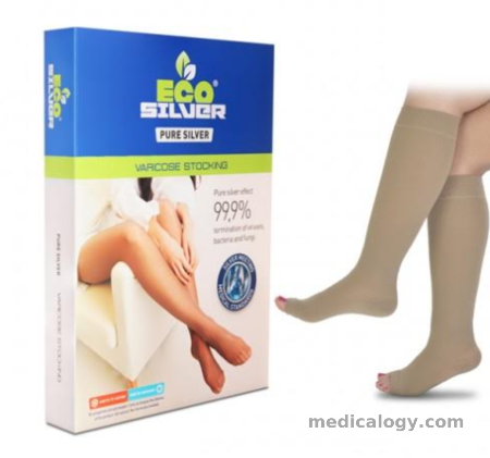 harga Varicose Stocking Knee - Open Toe 4550 Beige Size 7